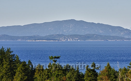 Photo of Lasqueti And Texada Islands Across From Nanoose Bay Area